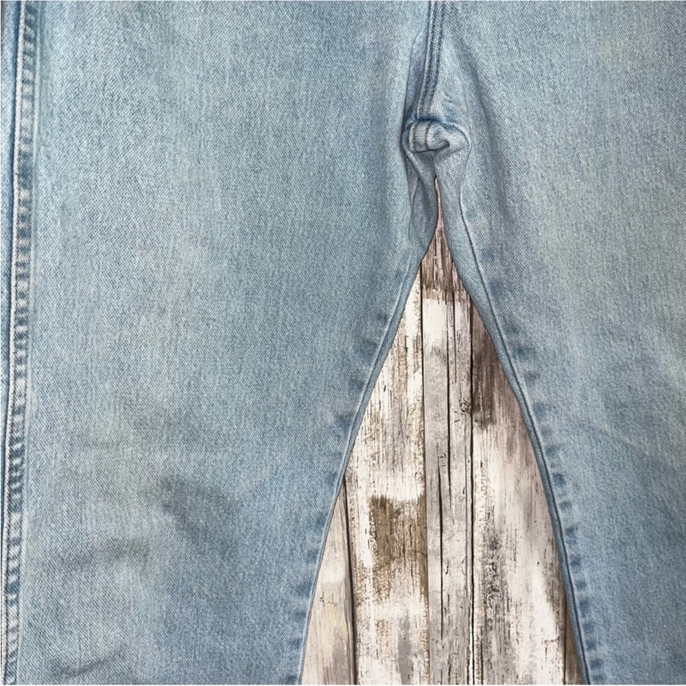 Wrangler Light Wash Non Stretch Bootcut Jeans - Picture 2 of 7